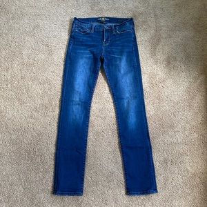 Blue Lucky Brand Brooke Straight Jeans